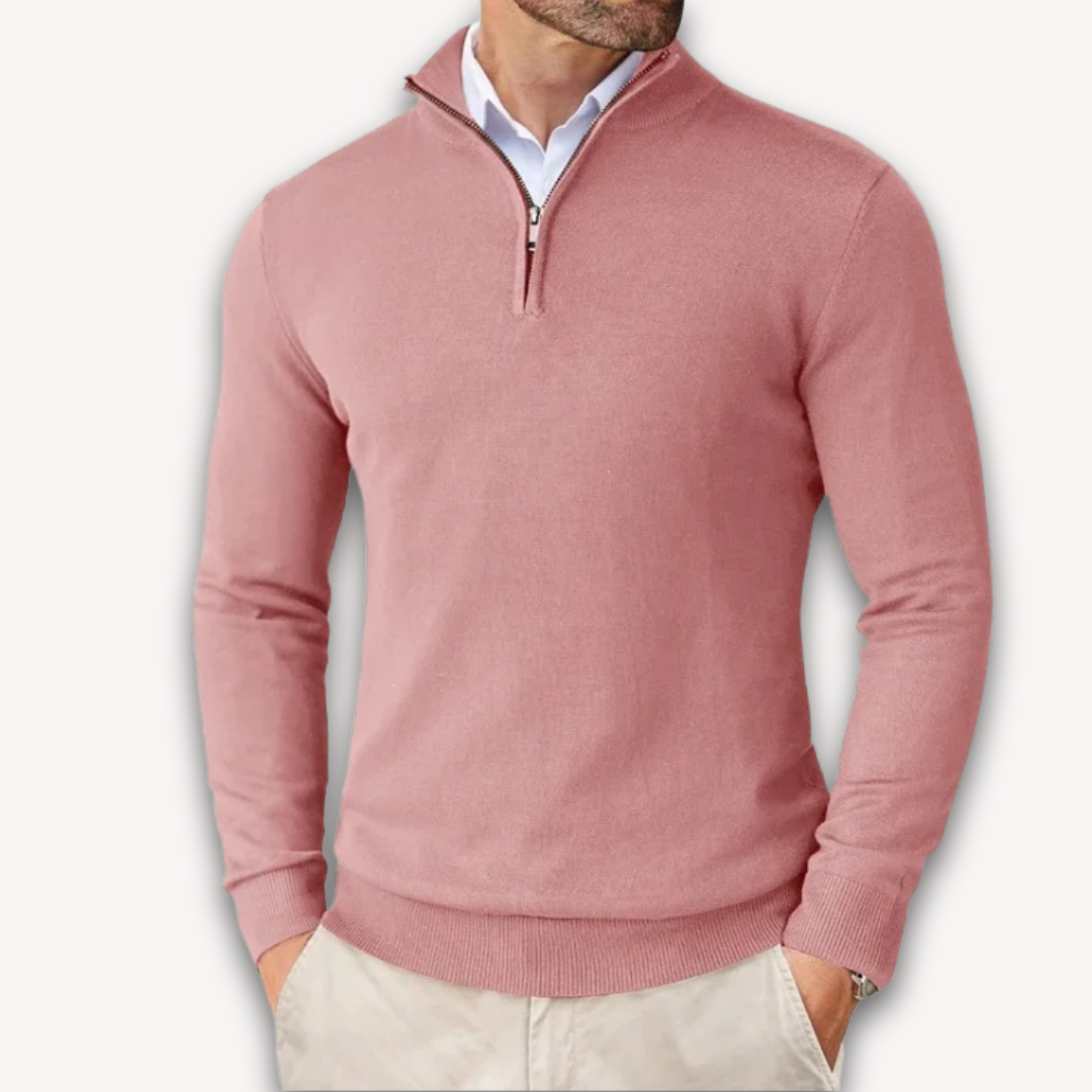 Lune London | Cotton Sweater Men's Quarter Zip