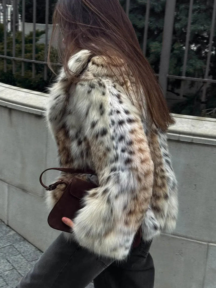 Lune London | Leopard-Faux-Fur-Jacket