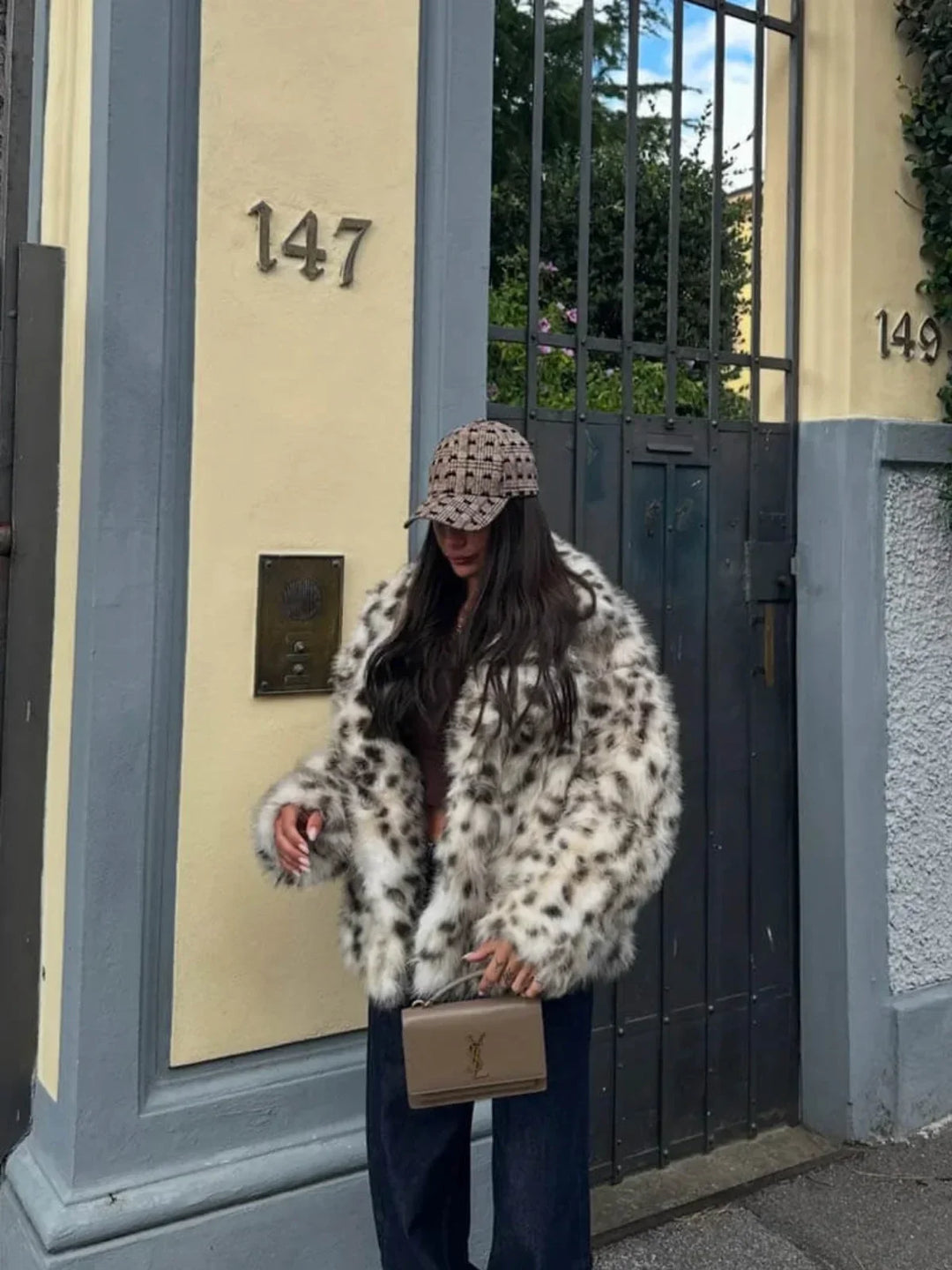Lune London | Leopard-Faux-Fur-Jacket
