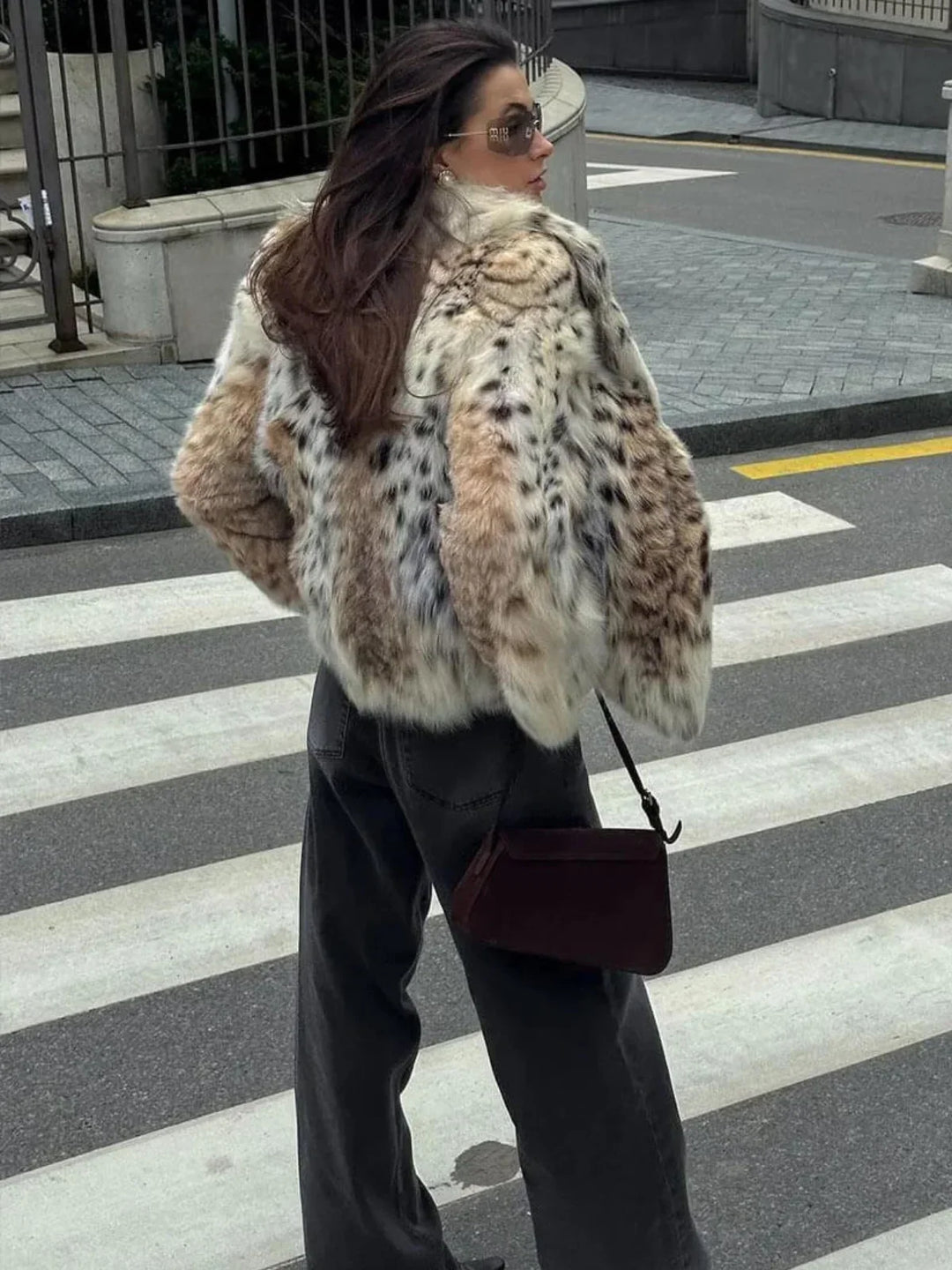 Lune London | Leopard-Faux-Fur-Jacket