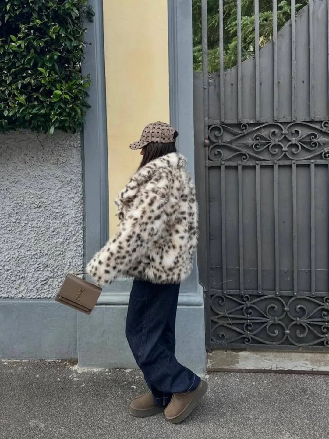 Lune London | Leopard-Faux-Fur-Jacket