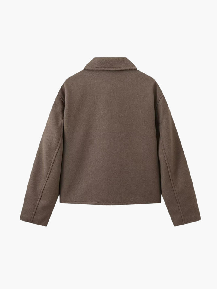 Lune London | Fit Wool Zip-Up Bomber Jacket