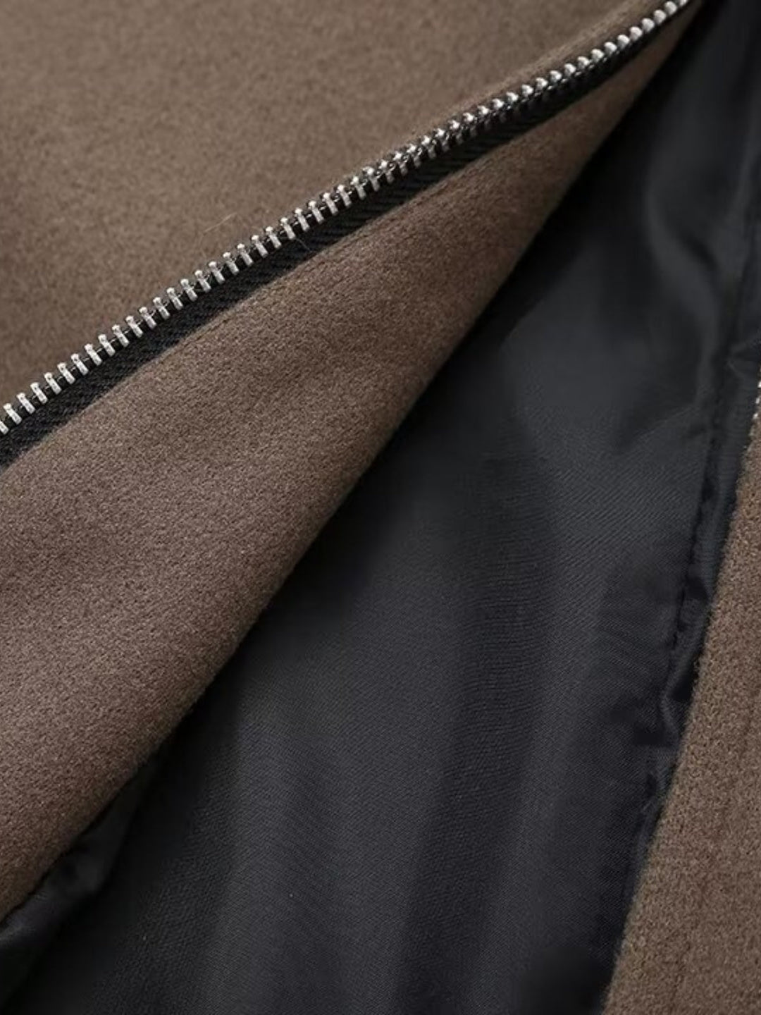 Lune London | Fit Wool Zip-Up Bomber Jacket