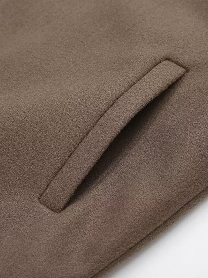 Lune London | Fit Wool Zip-Up Bomber Jacket