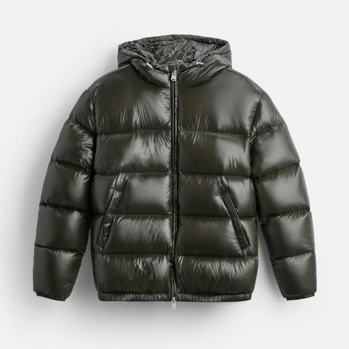 Lune London | Lightweight down jacket for men, with hood - Winter