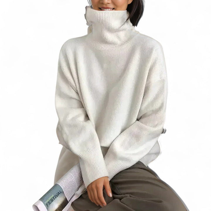 Chic Und Stil | Women's Turtleneck Sweater – Casual Autumn Knit Top