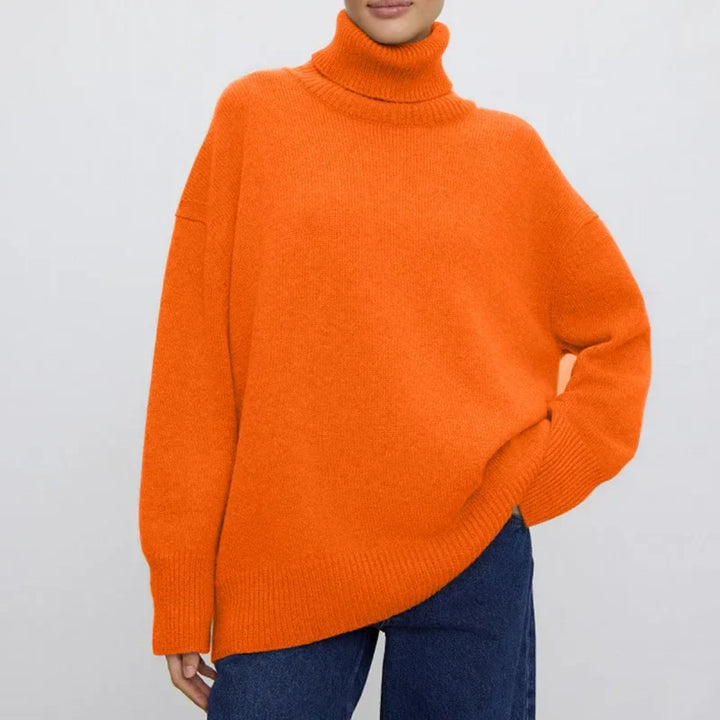 Chic Und Stil | Women's Turtleneck Sweater – Casual Autumn Knit Top