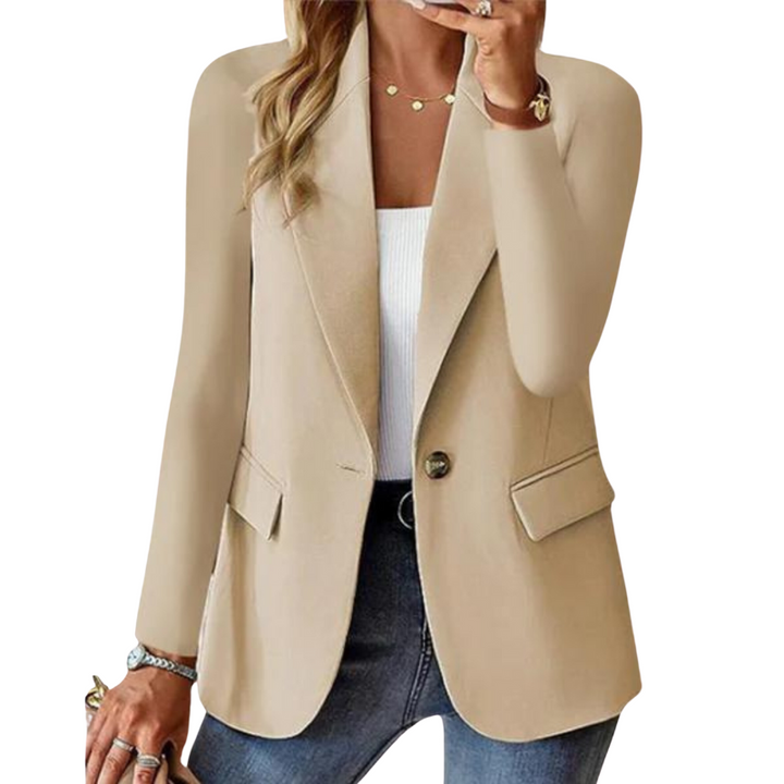 Lune London | Elegant Blazer with Single-Button Closure and Tailored Fit for Women