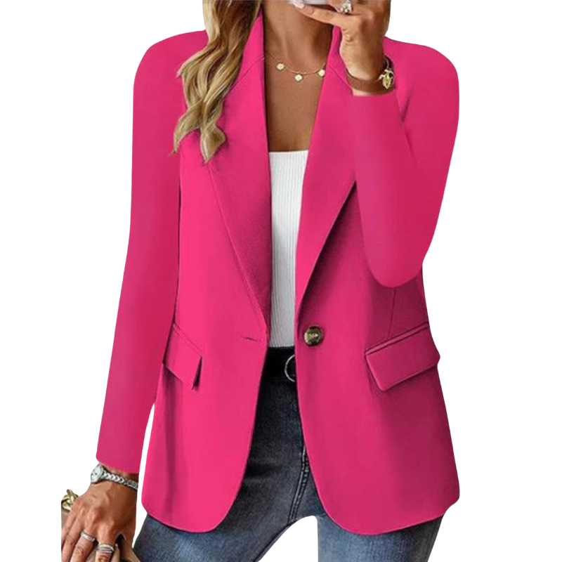 Lune London | Elegant Blazer with Single-Button Closure and Tailored Fit for Women
