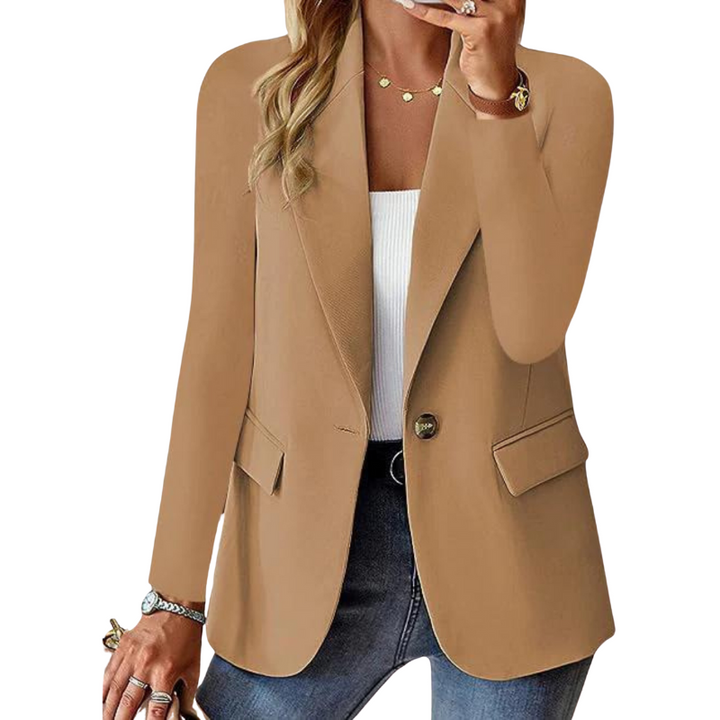 Lune London | Elegant Blazer with Single-Button Closure and Tailored Fit for Women