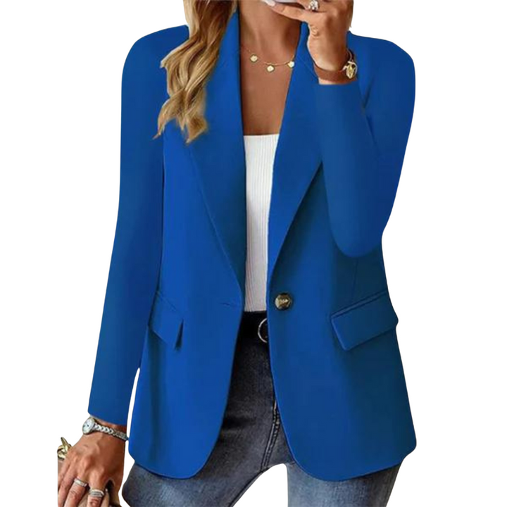 Lune London | Elegant Blazer with Single-Button Closure and Tailored Fit for Women