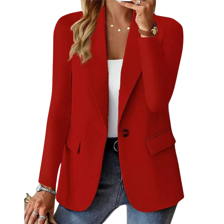Lune London | Elegant Blazer with Single-Button Closure and Tailored Fit for Women