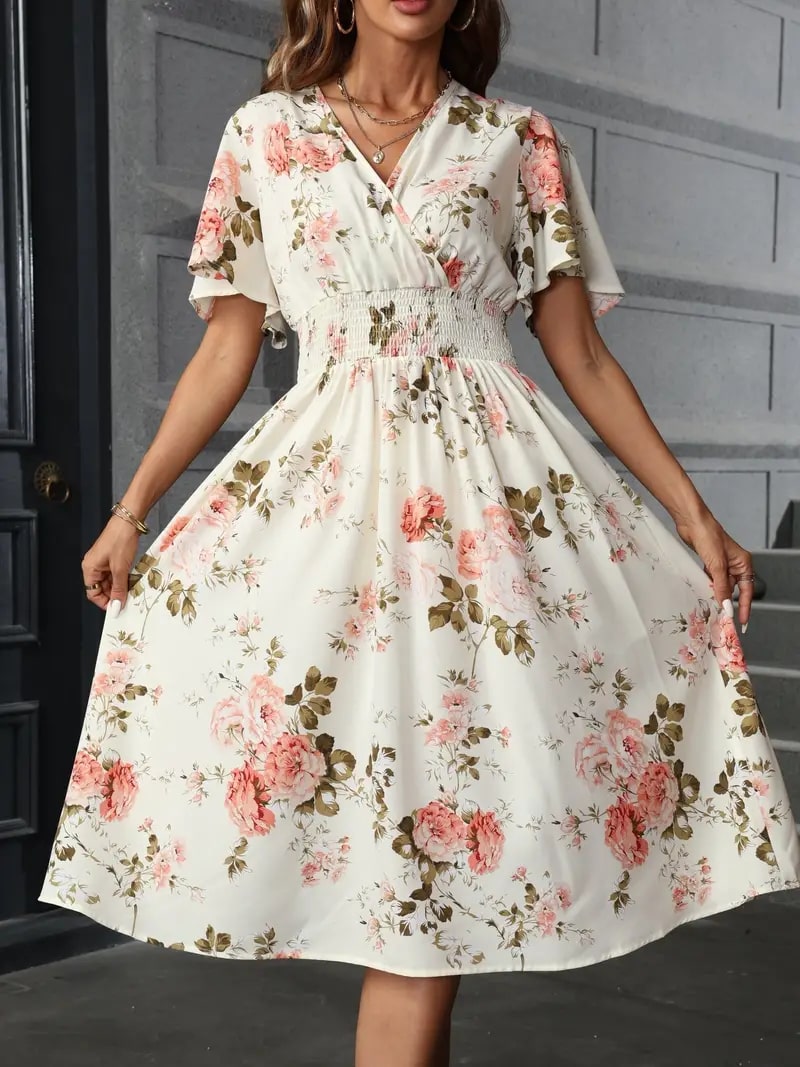 Lune London | Elegant Flower Dress for Spring and Summer