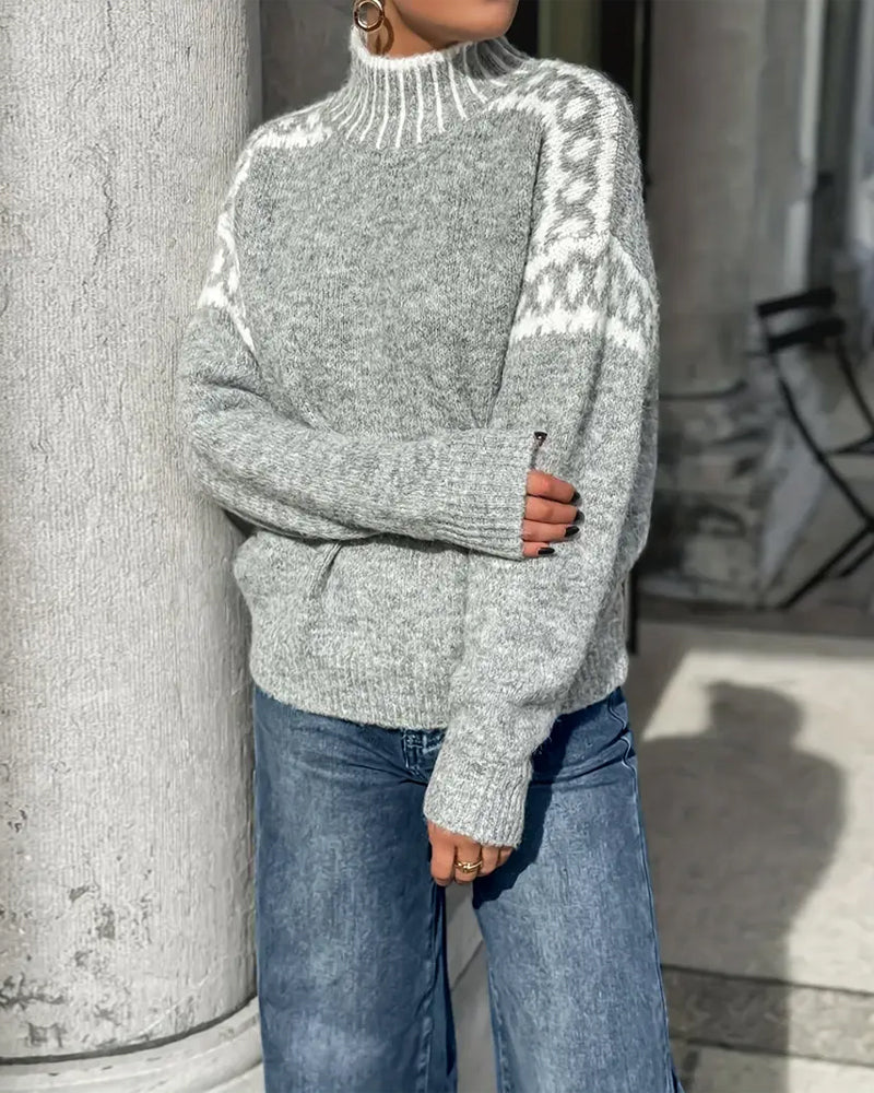 Lune London | Signed sweatshirt with high collar