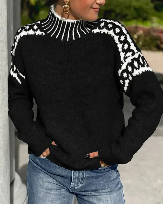 Lune London | Signed sweatshirt with high collar