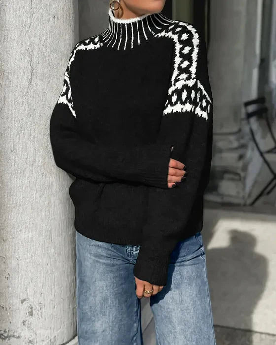 Lune London | Signed sweatshirt with high collar