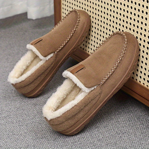 Lune London | Chaussons hommes - Laine de mouton chaude pour l'hiver