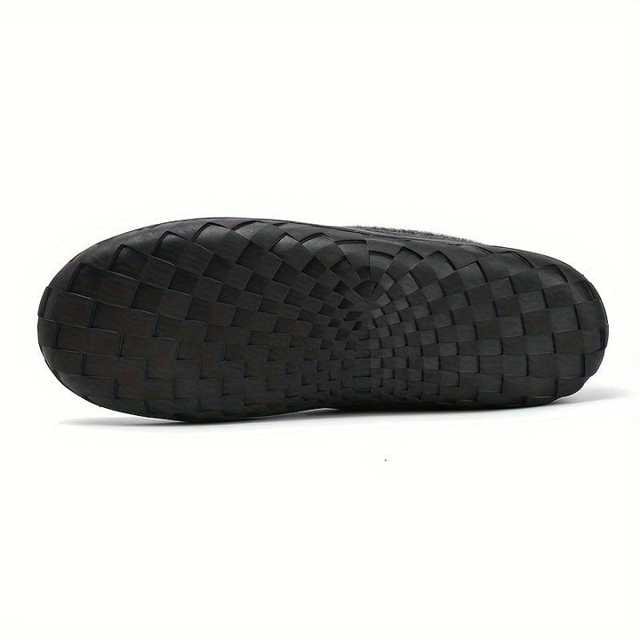 Lune London | Chaussons hommes - Laine de mouton chaude pour l'hiver
