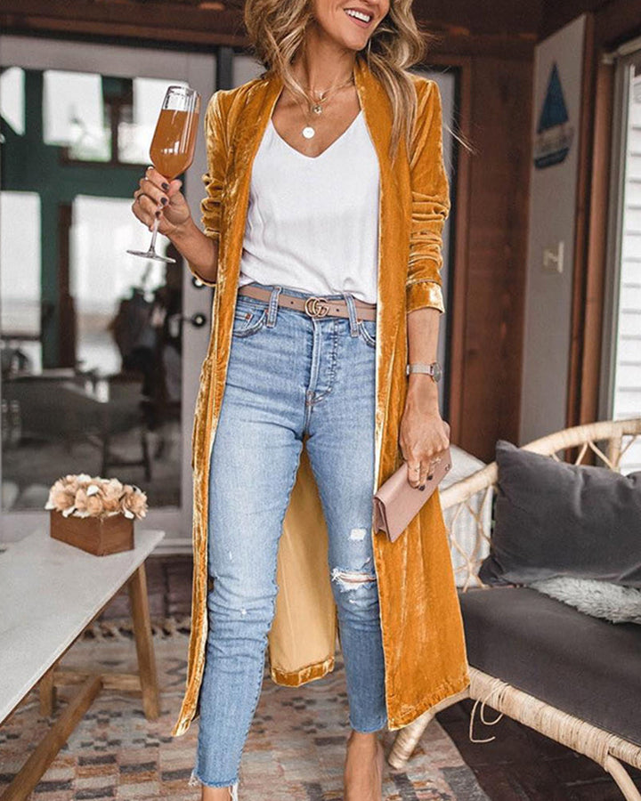 Lune London | Open Front Cardigan - Long Sleeve Design