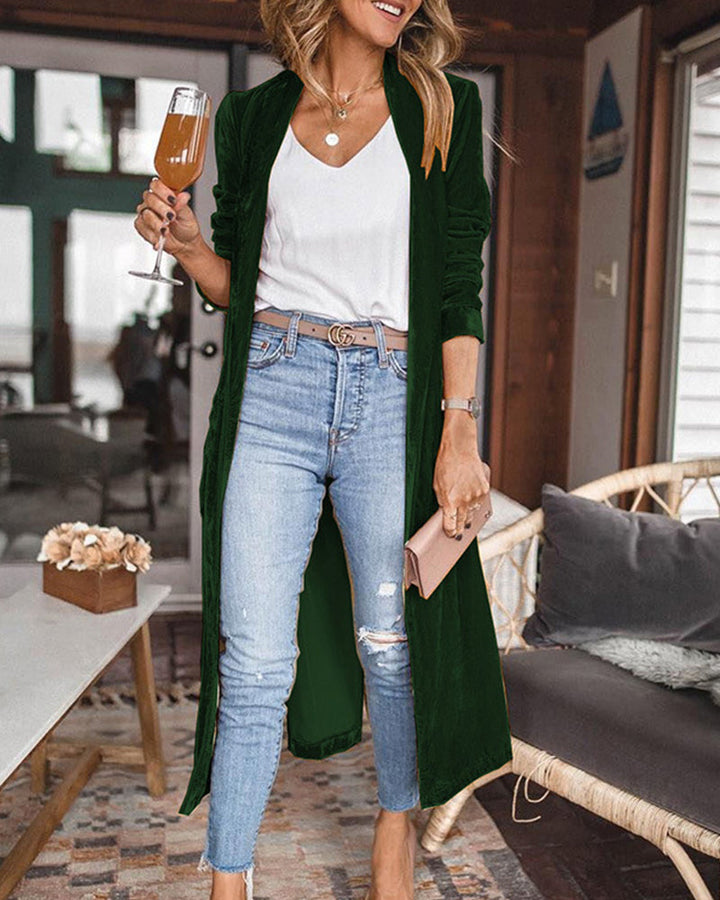 Lune London | Open Front Cardigan - Long Sleeve Design