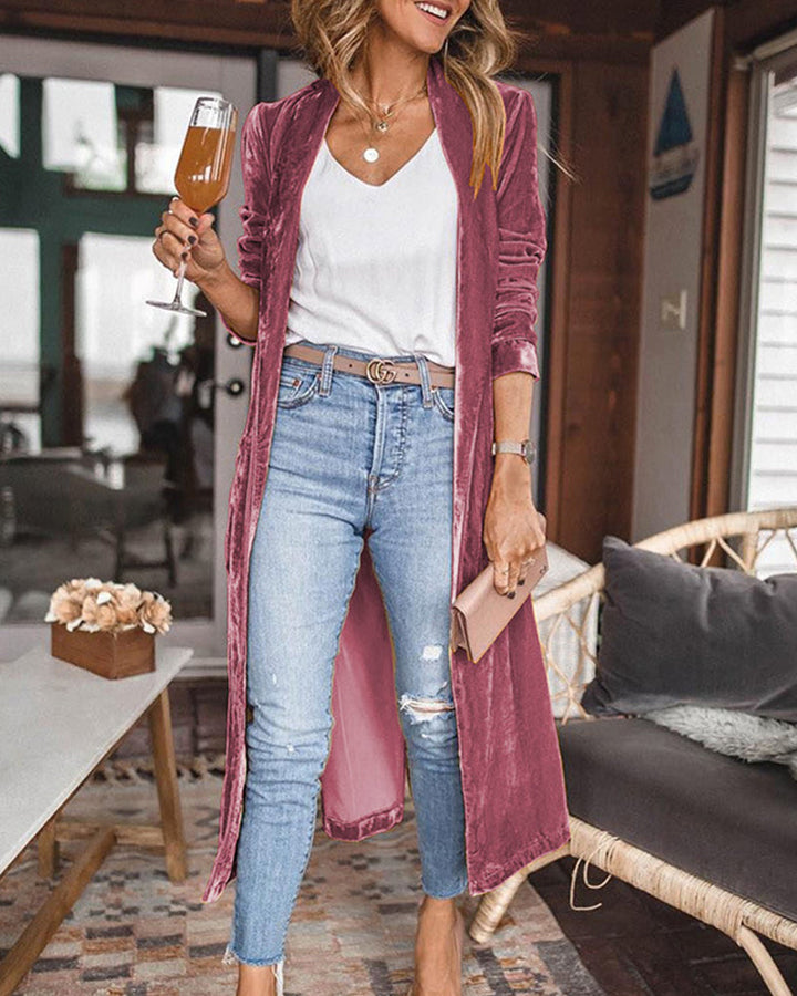 Lune London | Open Front Cardigan - Long Sleeve Design