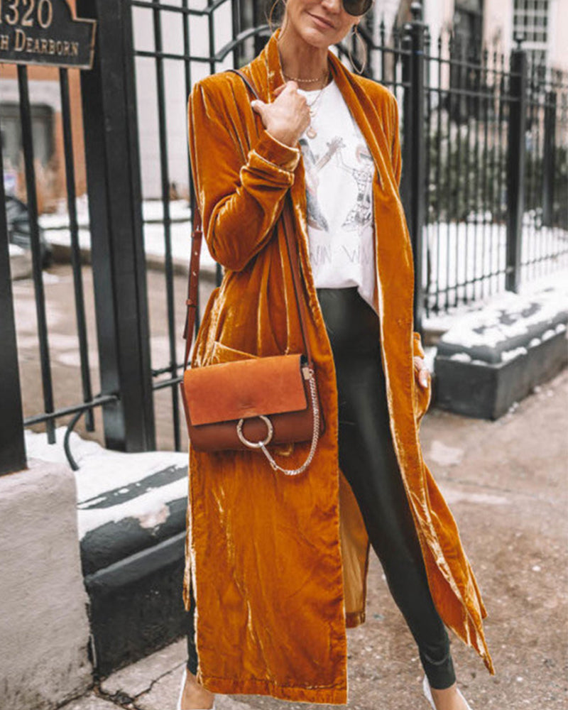 Lune London | Open Front Cardigan - Long Sleeve Design
