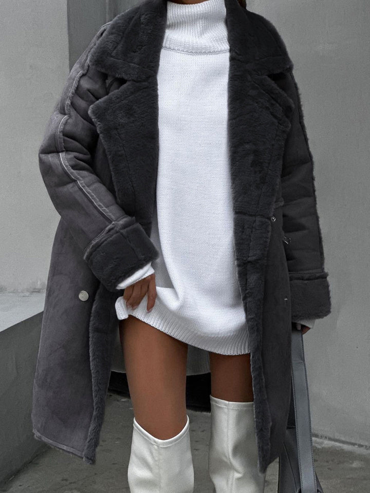 Lune London | Longer polar fleece coat for women - winter essential