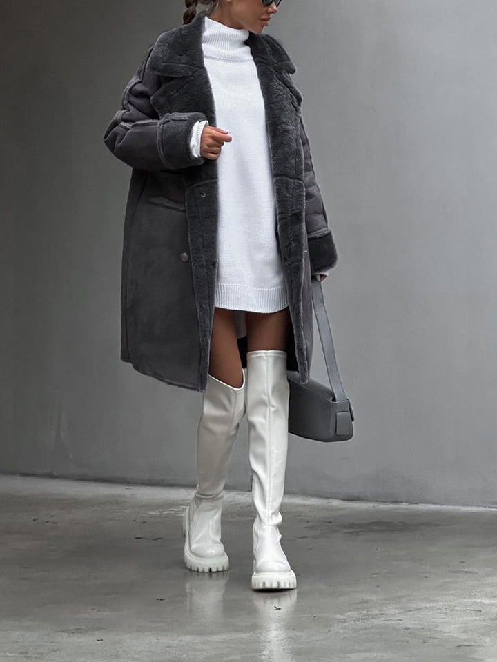 Lune London | Longer polar fleece coat for women - winter essential