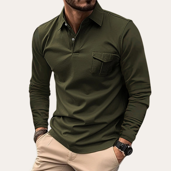 Lune London | Long Sleeve Polo Shirt for Men - Timeless Design