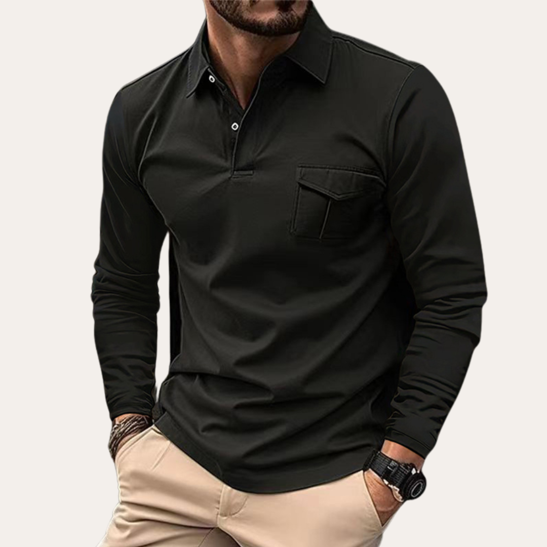 Lune London | Long Sleeve Polo Shirt for Men - Timeless Design