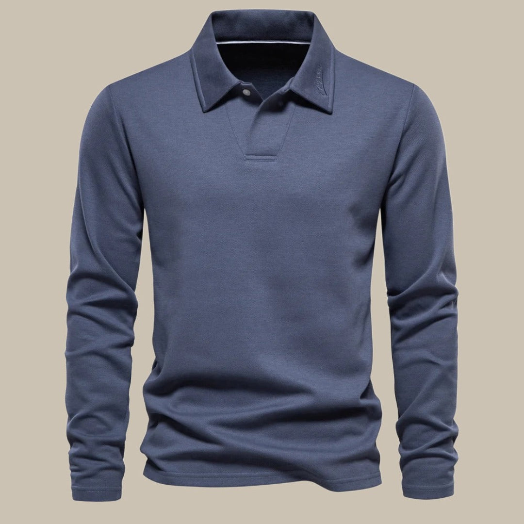 Lune London | Long Sleeve Polo Shirts for Men - Comfortable Fit