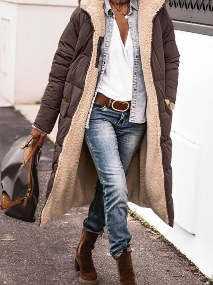Lune London | Longer Winter Coat for Women, with Hood - Winter