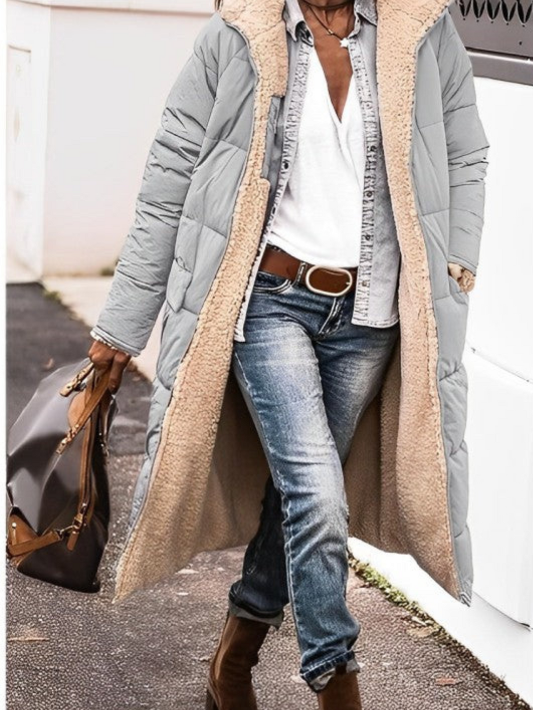 Lune London | Longer Winter Coat for Women, with Hood - Winter