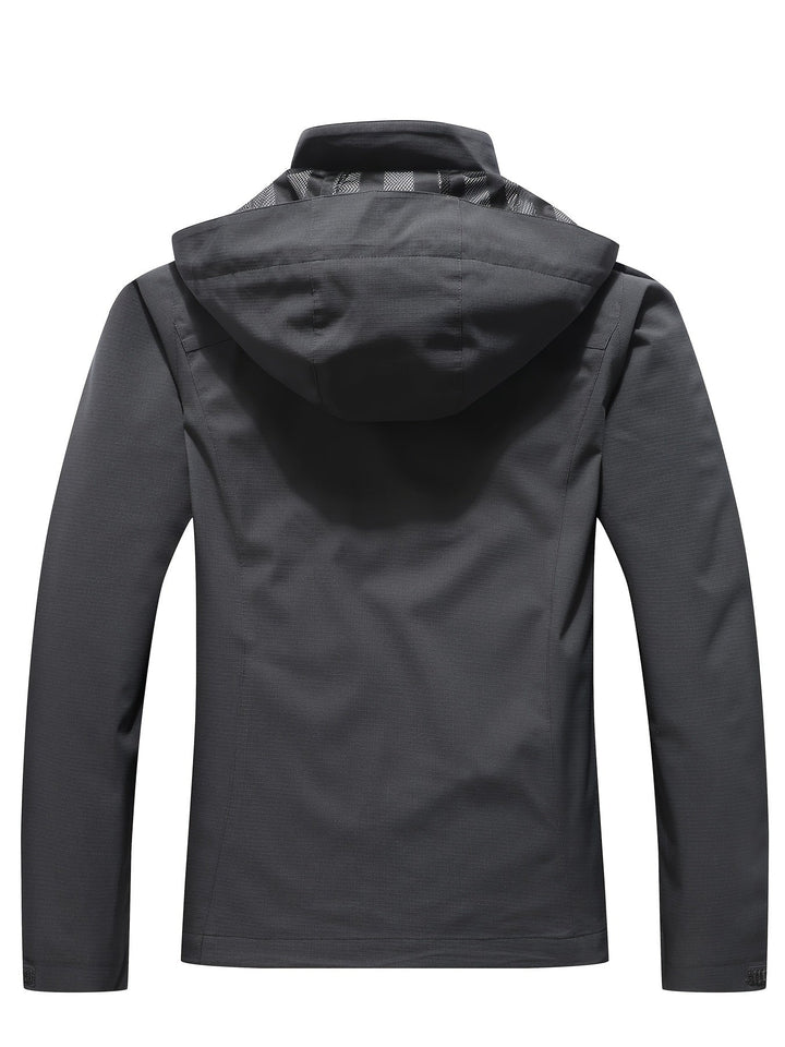 Lune London | Waterproof windbreaker jacket with hood - For spring, autumn & leisure