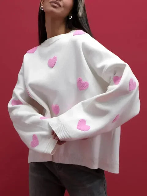 Lune London | Sweater with knitted heart