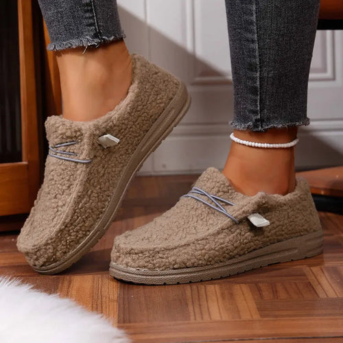 Lune London | Chaussons en Teddy Chaud