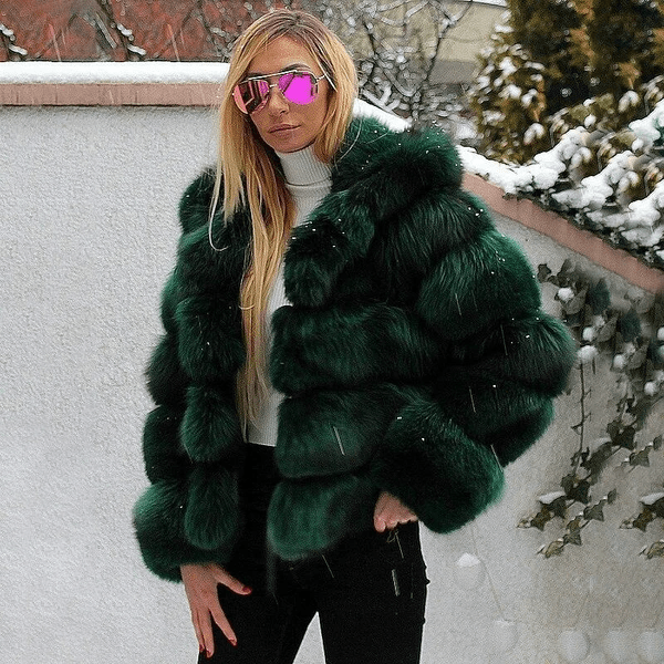 Lune London | Women's Oversized Teddy Jacket with Hood