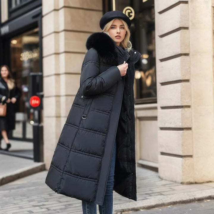 Lune London | Luxury Winter Jacket with Fur Collar for Women Nordelle