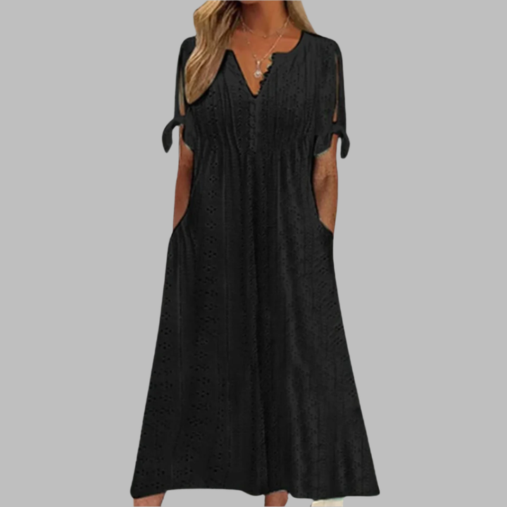 Lune London | Elegant Summer Boho Midi Dress