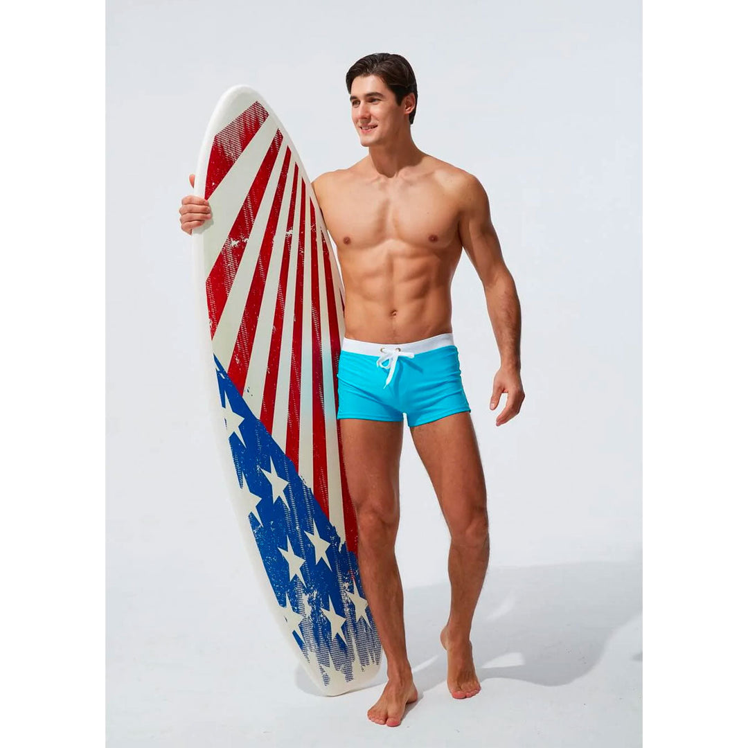Lune London | Modern Swim Shorts Model with Comfort Waistband