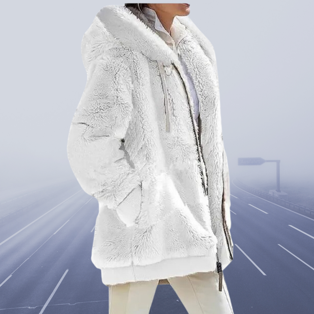 Lune London | Oversized Teddy Jacket for Women Cozy and Warm Winter Coat