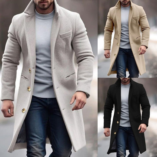 Lune London | Modern Men's Coat with Buttons