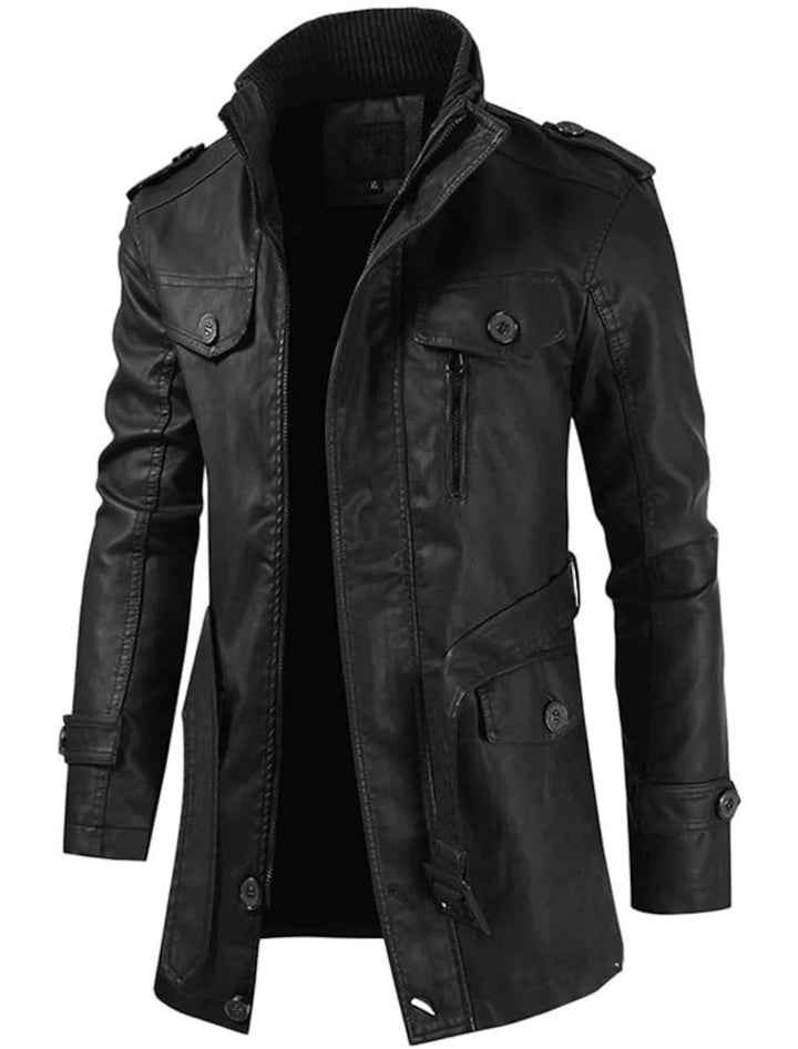 Lune London | Long Leather Jacket for Men