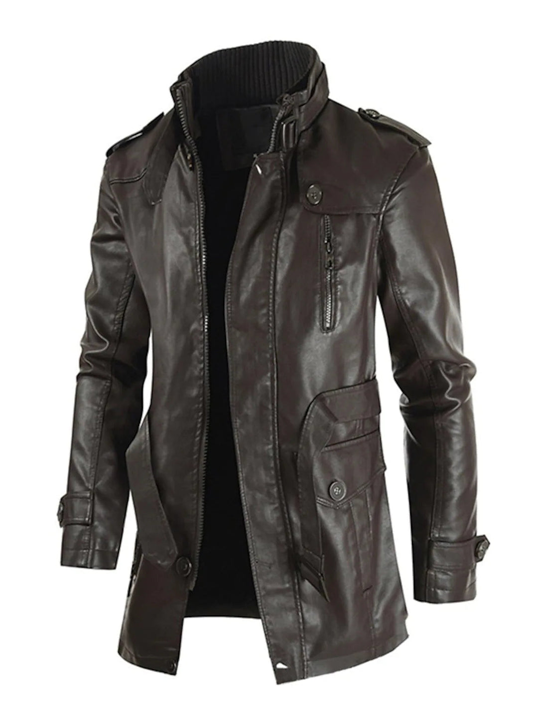 Chic Und Stil | Simple Stylish Leather Jacket for Men