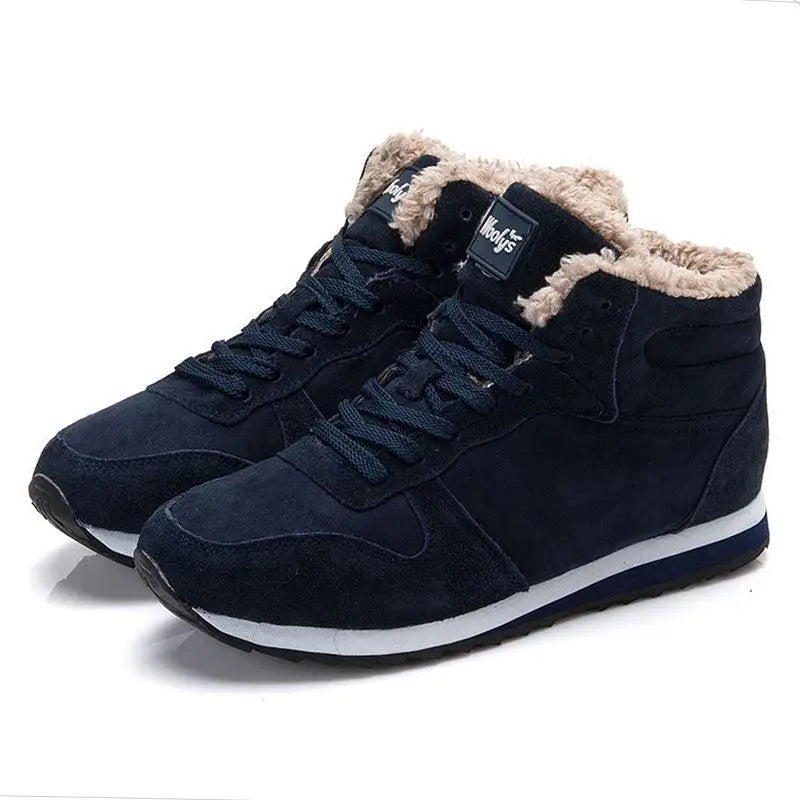 Lune London | Men's winter boots with faux fur and non-slip sole