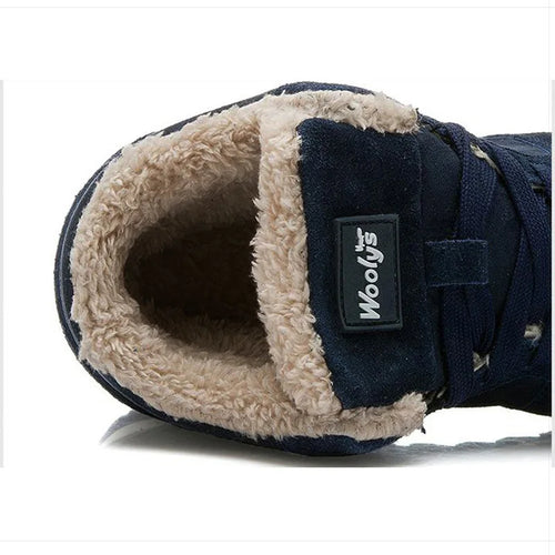 Lune London | Men's winter boots with faux fur and non-slip sole