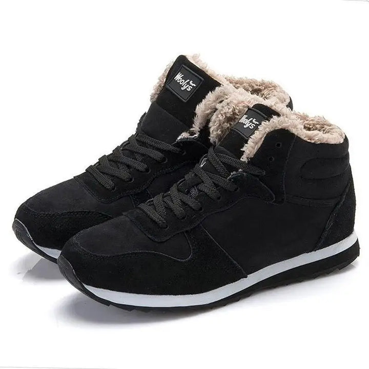 Lune London | Men's winter boots with faux fur and non-slip sole