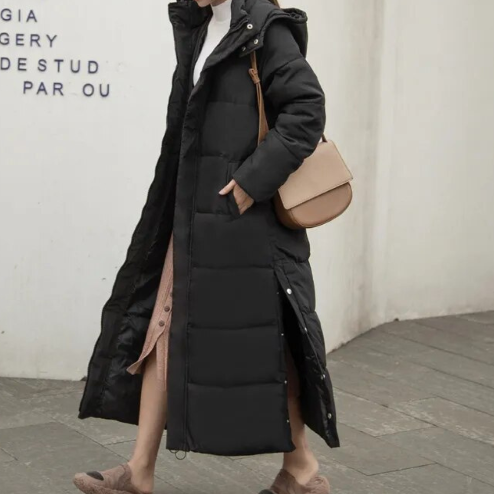 Winter coat | Long quilted coat for women for winter