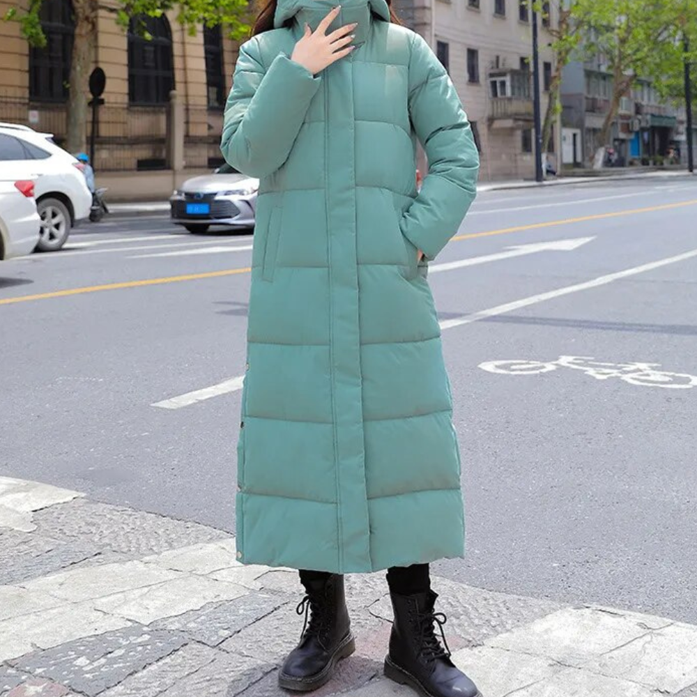 Winter coat | Long quilted coat for women for winter