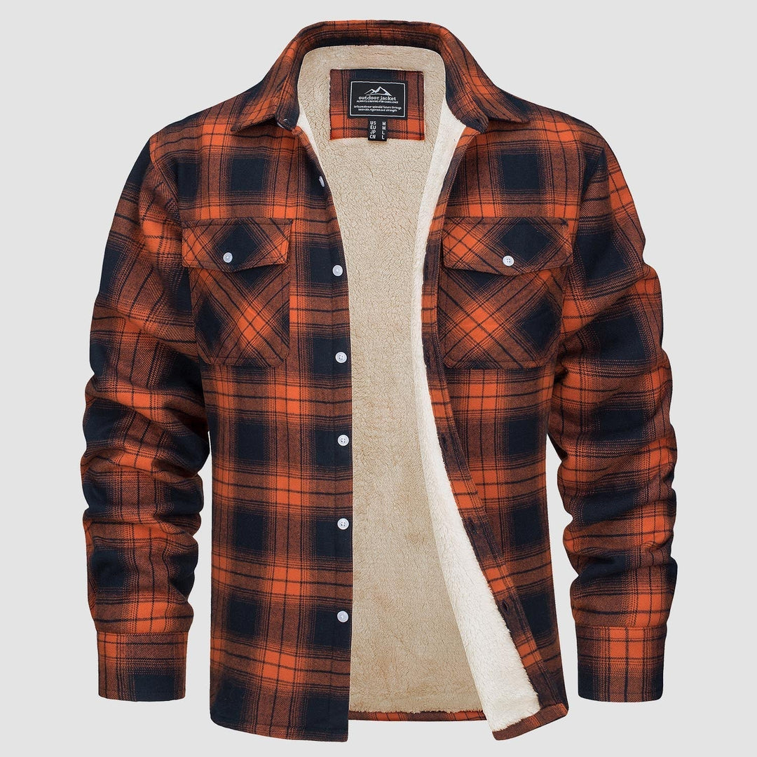 Lune London | Plaid fleece-lined jacket